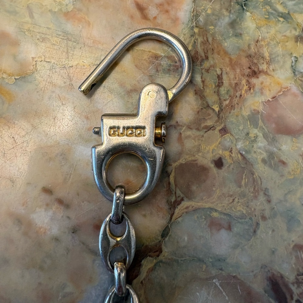 GUCCI Authentic Logo Key Chain
Interlocking G - Picture 4 of 7